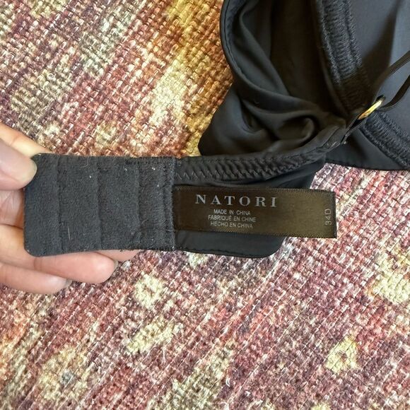 Natori 34D Elegant Black Lace Strap Bra - Picture 5 of 7